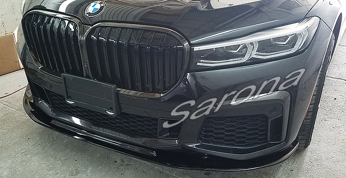 Custom BMW 7 Series  Sedan Front Lip/Splitter (2019 - 2022) - $390.00 (Part #BM-095-FA)